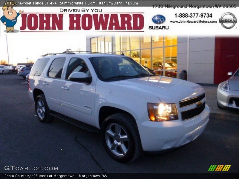 Summit White / Light Titanium/Dark Titanium 2011 Chevrolet Tahoe LT 4x4