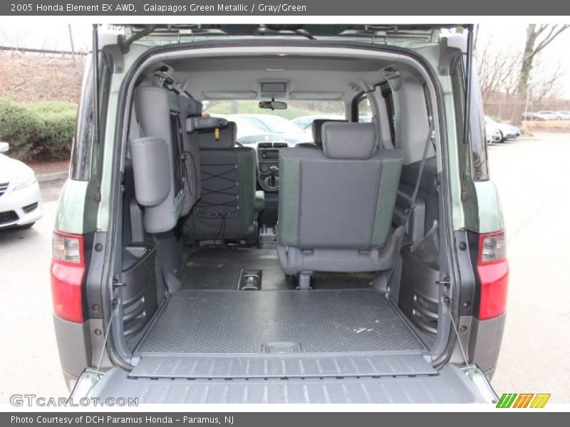 Galapagos Green Metallic / Gray/Green 2005 Honda Element EX AWD