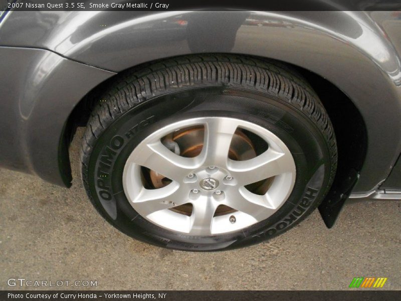 Smoke Gray Metallic / Gray 2007 Nissan Quest 3.5 SE