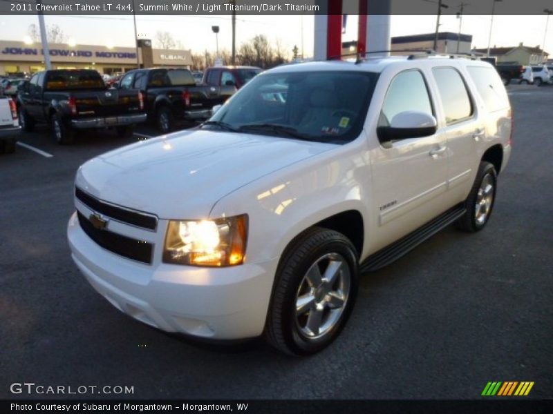 Summit White / Light Titanium/Dark Titanium 2011 Chevrolet Tahoe LT 4x4
