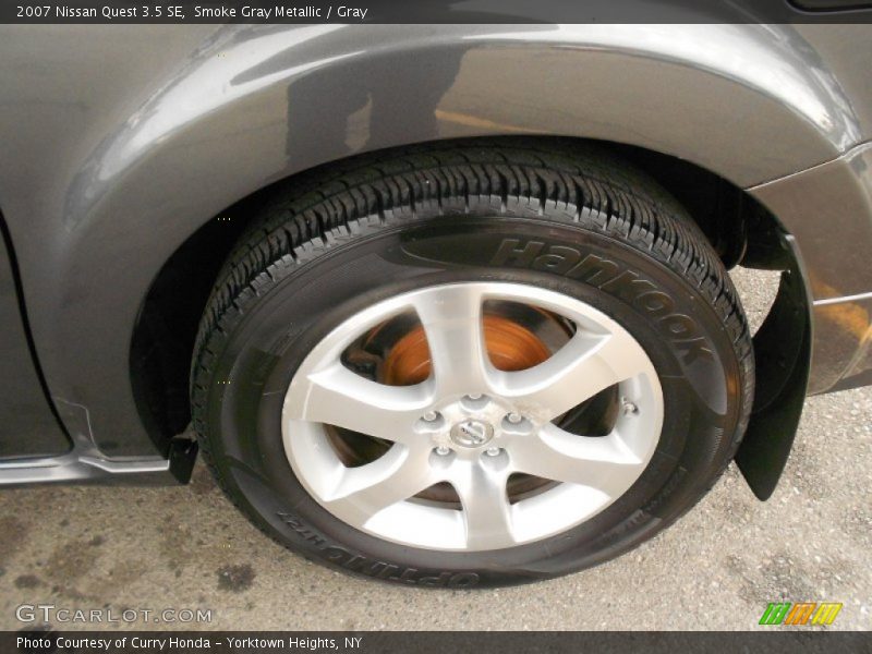 Smoke Gray Metallic / Gray 2007 Nissan Quest 3.5 SE