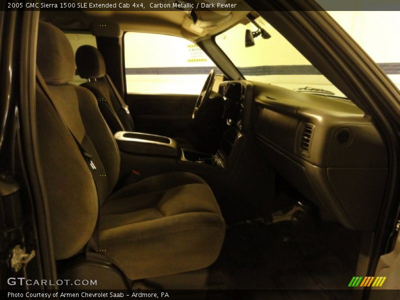 Carbon Metallic / Dark Pewter 2005 GMC Sierra 1500 SLE Extended Cab 4x4