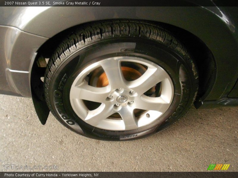 Smoke Gray Metallic / Gray 2007 Nissan Quest 3.5 SE