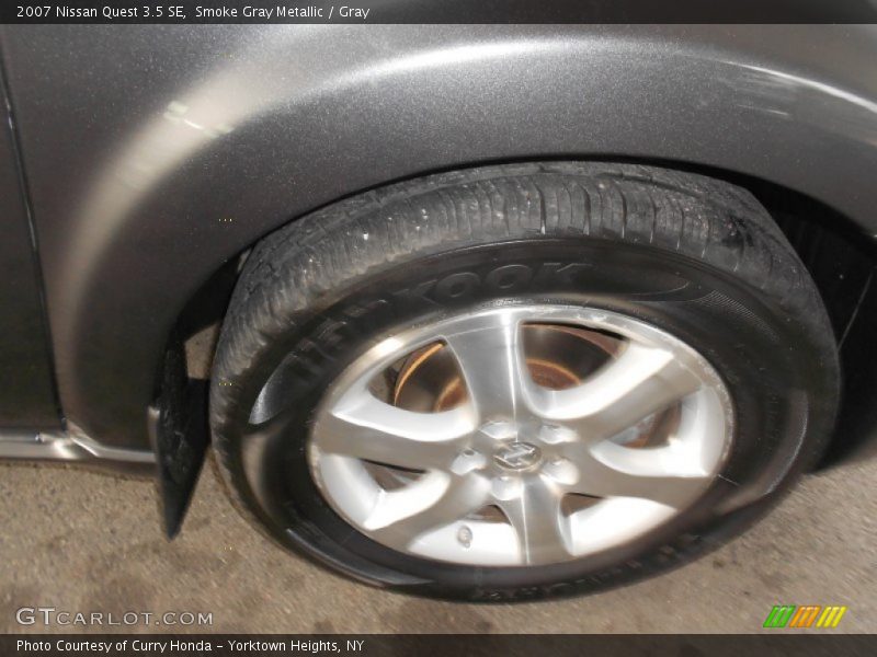 Smoke Gray Metallic / Gray 2007 Nissan Quest 3.5 SE