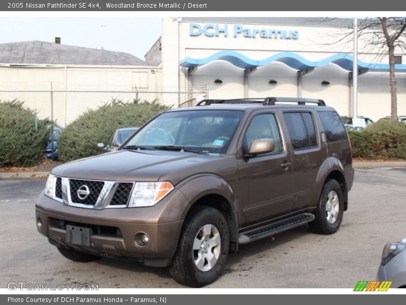 Woodland Bronze Metallic / Desert 2005 Nissan Pathfinder SE 4x4