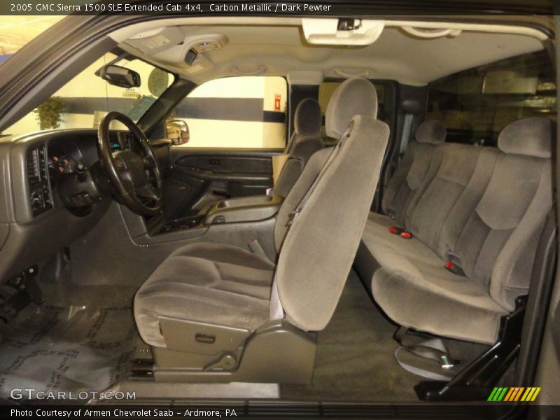 Carbon Metallic / Dark Pewter 2005 GMC Sierra 1500 SLE Extended Cab 4x4