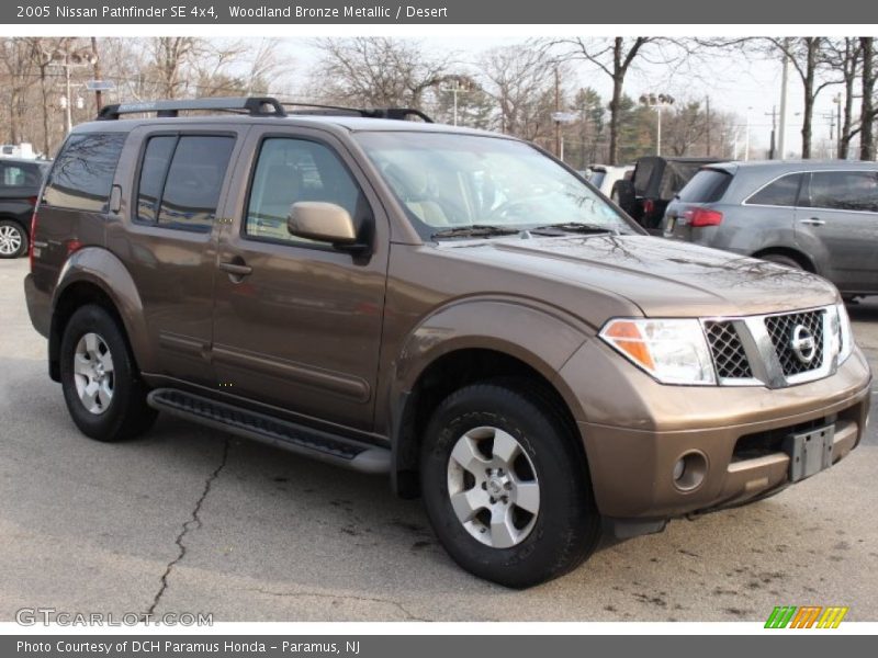 Woodland Bronze Metallic / Desert 2005 Nissan Pathfinder SE 4x4