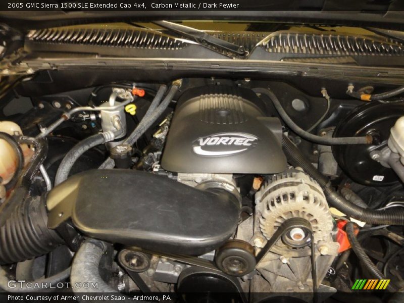Carbon Metallic / Dark Pewter 2005 GMC Sierra 1500 SLE Extended Cab 4x4