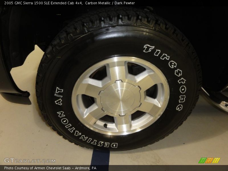Carbon Metallic / Dark Pewter 2005 GMC Sierra 1500 SLE Extended Cab 4x4