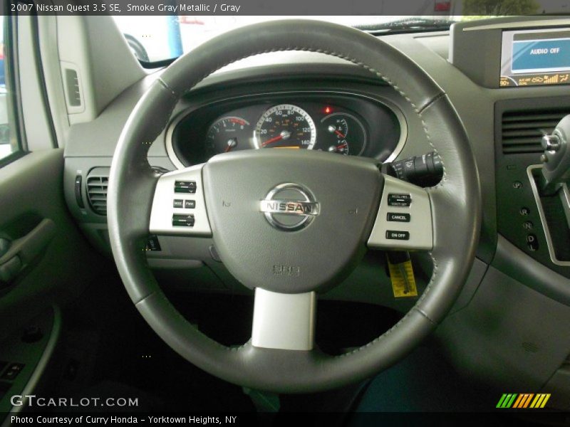 Smoke Gray Metallic / Gray 2007 Nissan Quest 3.5 SE