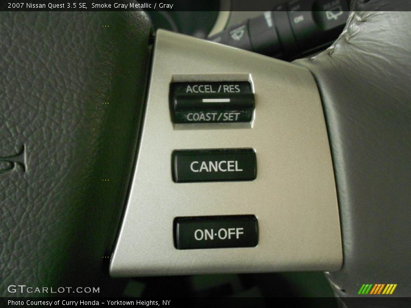 Smoke Gray Metallic / Gray 2007 Nissan Quest 3.5 SE