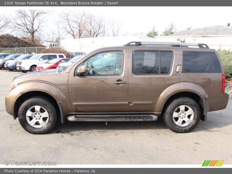 Woodland Bronze Metallic / Desert 2005 Nissan Pathfinder SE 4x4