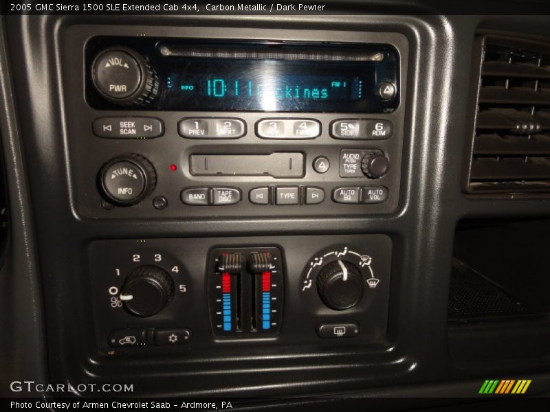 Carbon Metallic / Dark Pewter 2005 GMC Sierra 1500 SLE Extended Cab 4x4