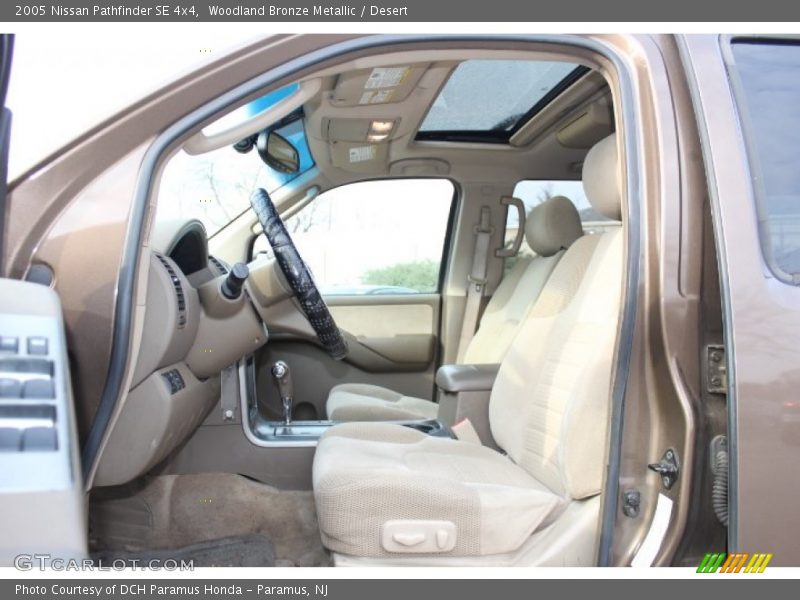 Woodland Bronze Metallic / Desert 2005 Nissan Pathfinder SE 4x4