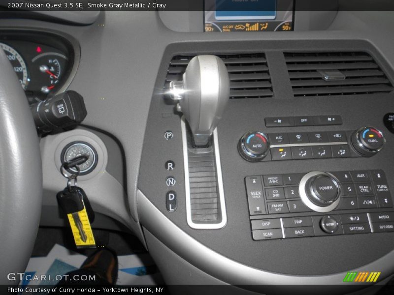 Smoke Gray Metallic / Gray 2007 Nissan Quest 3.5 SE