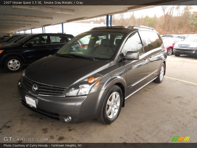 Smoke Gray Metallic / Gray 2007 Nissan Quest 3.5 SE