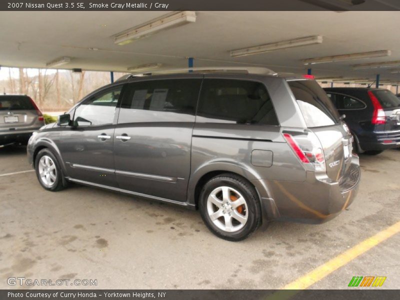 Smoke Gray Metallic / Gray 2007 Nissan Quest 3.5 SE
