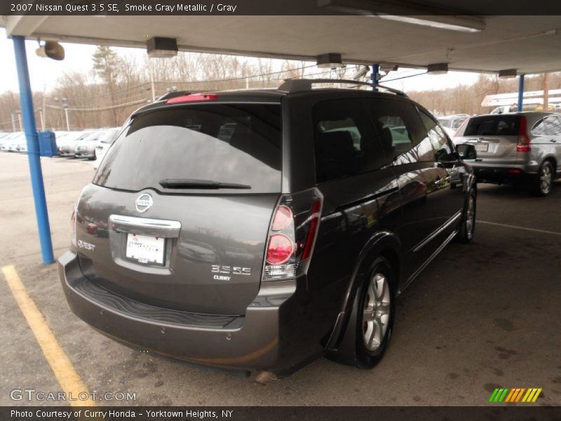 Smoke Gray Metallic / Gray 2007 Nissan Quest 3.5 SE