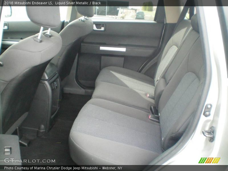 Liquid Silver Metallic / Black 2008 Mitsubishi Endeavor LS