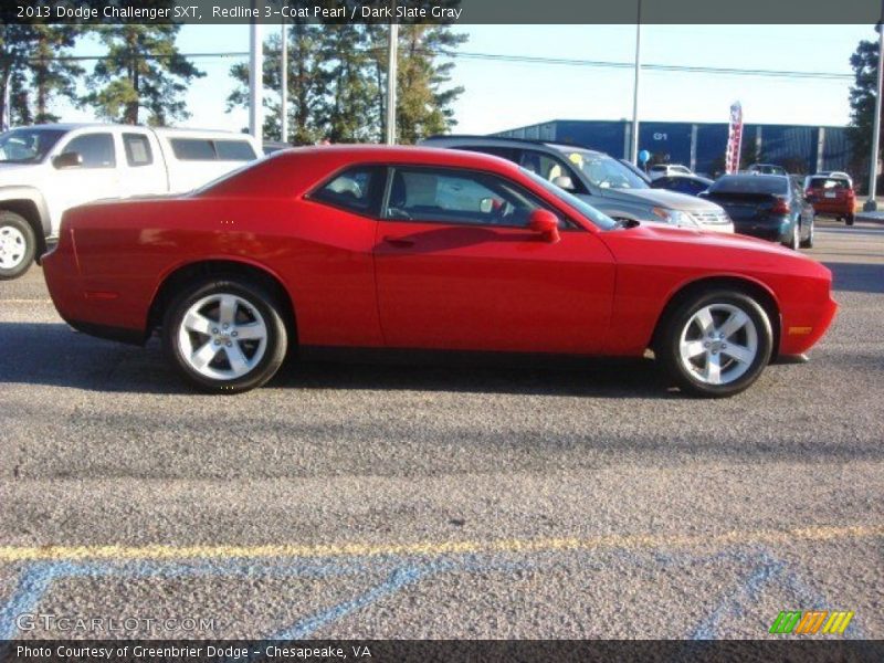 Redline 3-Coat Pearl / Dark Slate Gray 2013 Dodge Challenger SXT