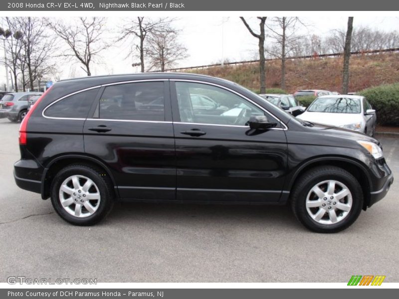 Nighthawk Black Pearl / Black 2008 Honda CR-V EX-L 4WD