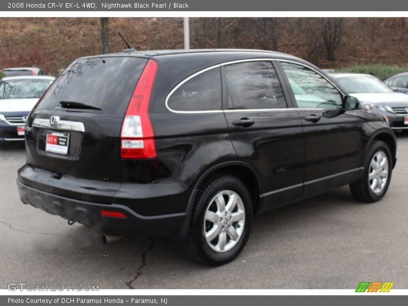 Nighthawk Black Pearl / Black 2008 Honda CR-V EX-L 4WD