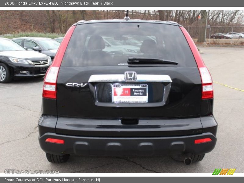 Nighthawk Black Pearl / Black 2008 Honda CR-V EX-L 4WD