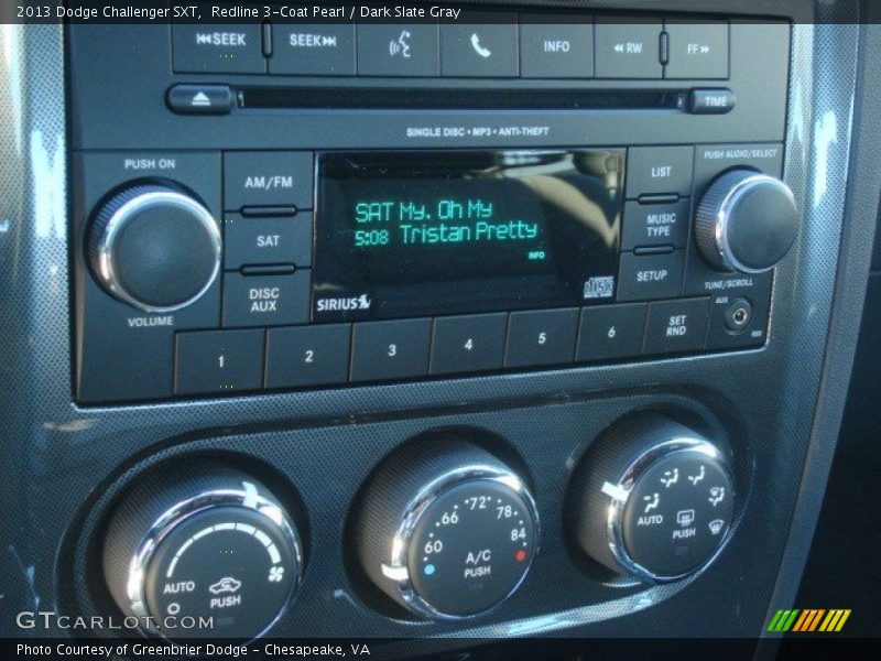 Redline 3-Coat Pearl / Dark Slate Gray 2013 Dodge Challenger SXT
