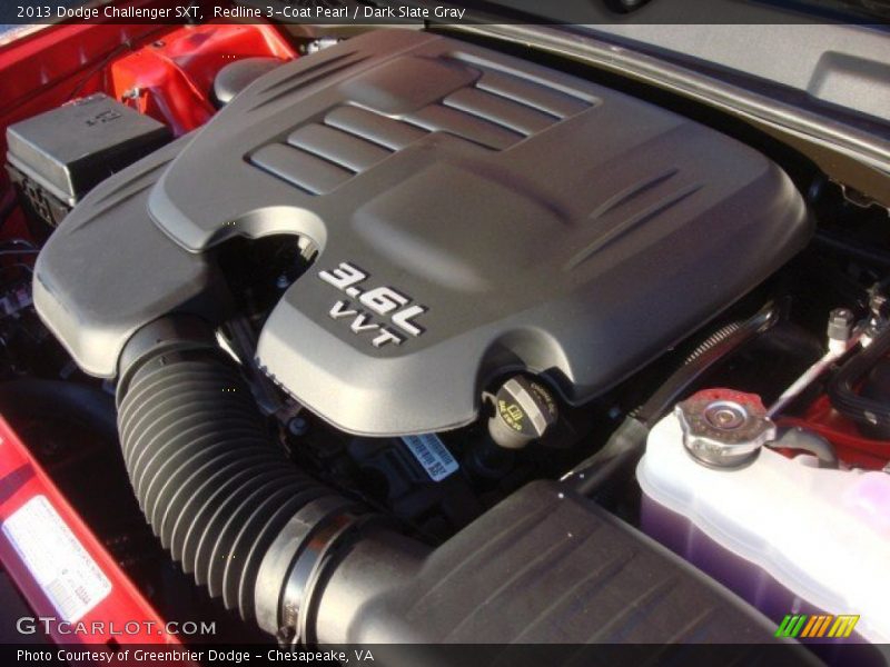 Redline 3-Coat Pearl / Dark Slate Gray 2013 Dodge Challenger SXT