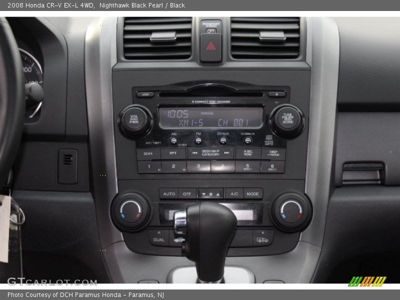 Nighthawk Black Pearl / Black 2008 Honda CR-V EX-L 4WD