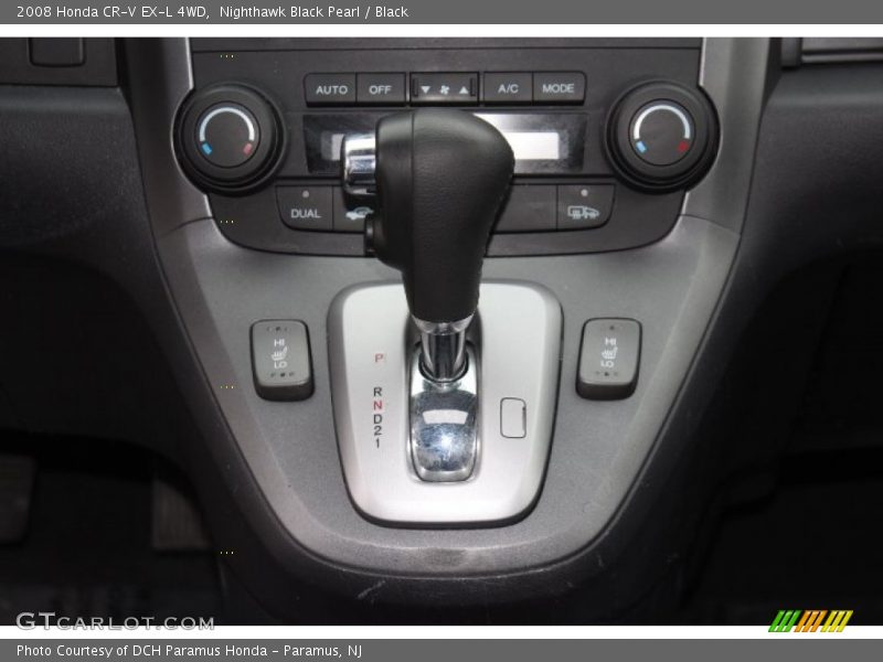 Nighthawk Black Pearl / Black 2008 Honda CR-V EX-L 4WD