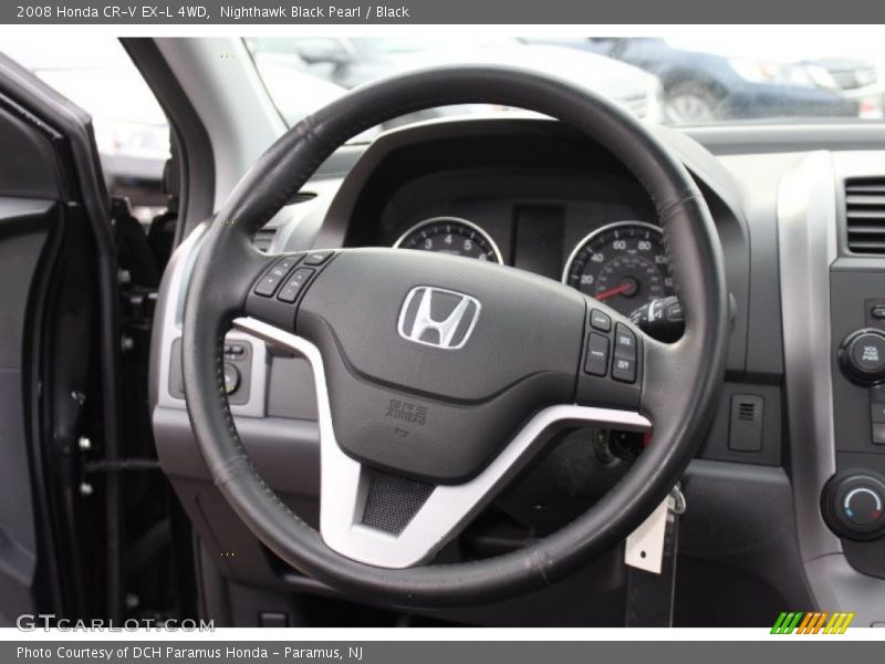 Nighthawk Black Pearl / Black 2008 Honda CR-V EX-L 4WD