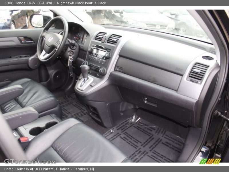 Nighthawk Black Pearl / Black 2008 Honda CR-V EX-L 4WD