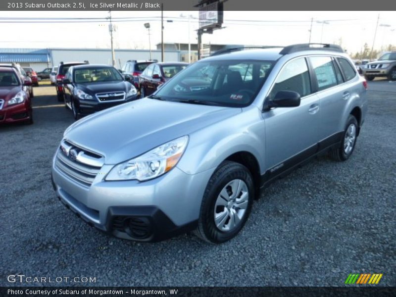 Ice Silver Metallic / Black 2013 Subaru Outback 2.5i