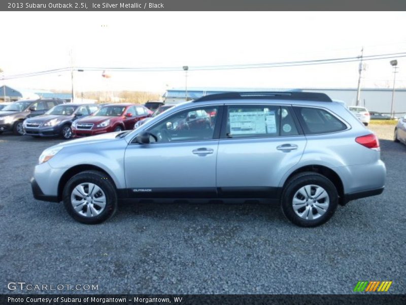Ice Silver Metallic / Black 2013 Subaru Outback 2.5i