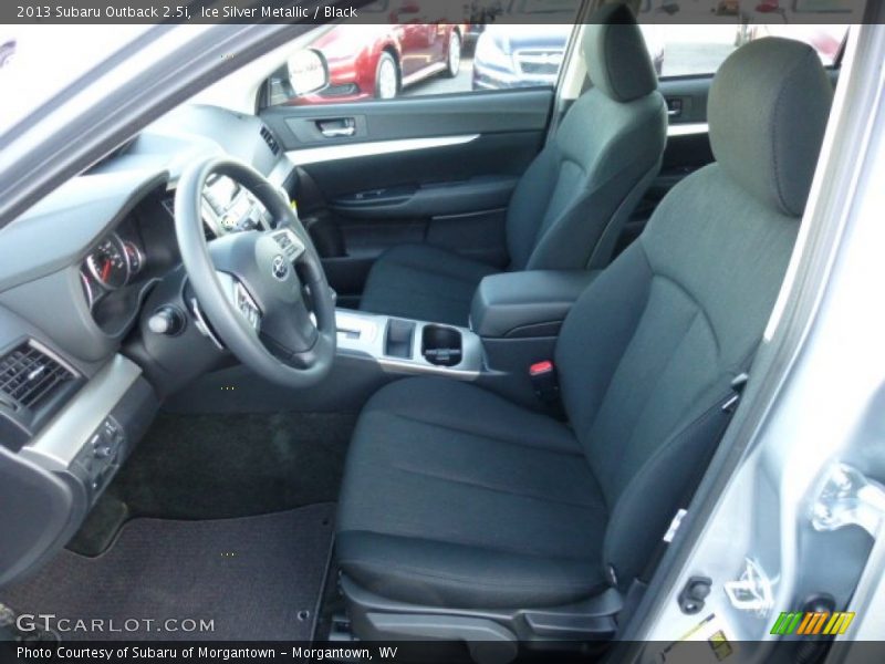 Ice Silver Metallic / Black 2013 Subaru Outback 2.5i