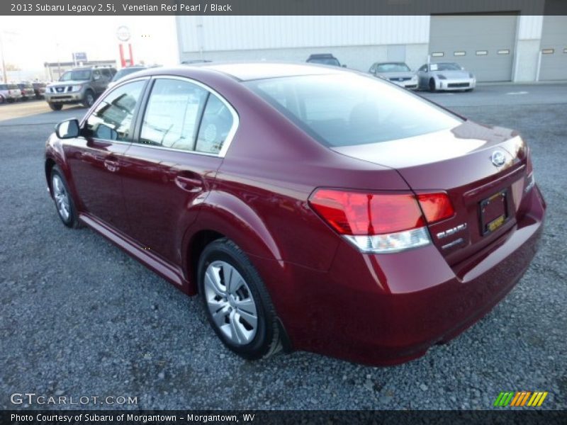 Venetian Red Pearl / Black 2013 Subaru Legacy 2.5i
