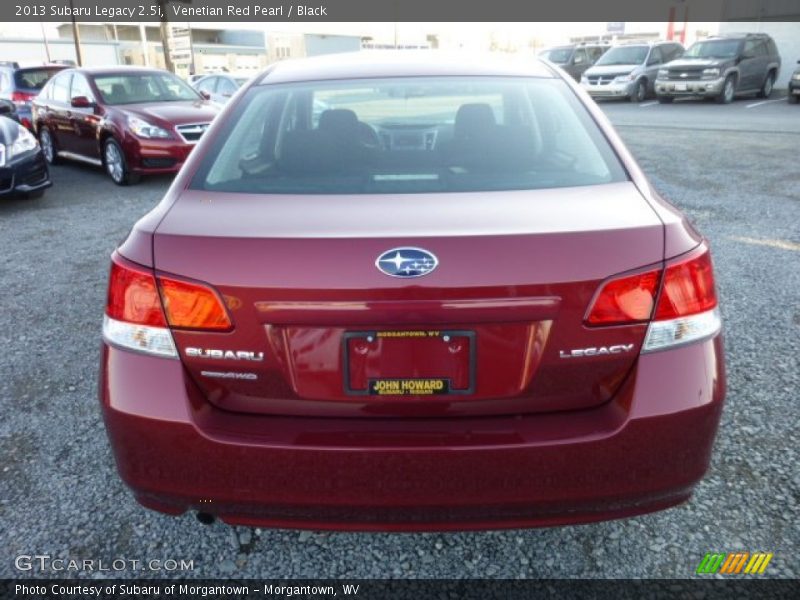 Venetian Red Pearl / Black 2013 Subaru Legacy 2.5i