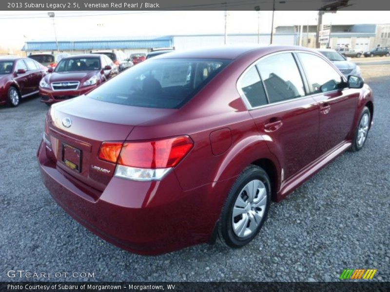 Venetian Red Pearl / Black 2013 Subaru Legacy 2.5i