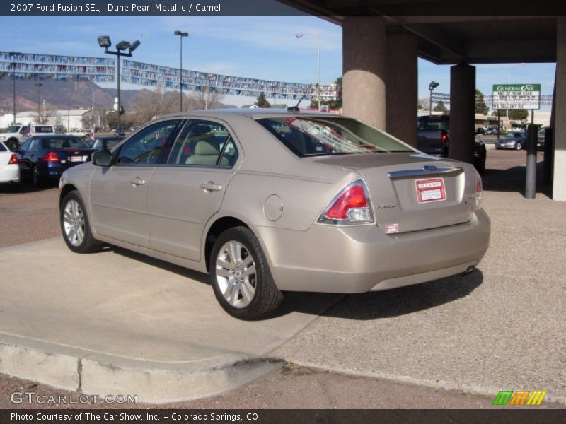 Dune Pearl Metallic / Camel 2007 Ford Fusion SEL