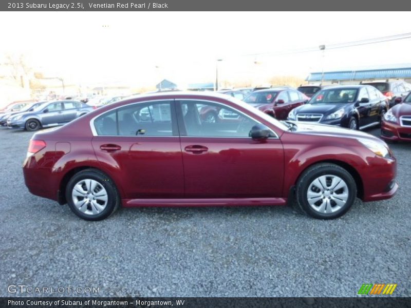 Venetian Red Pearl / Black 2013 Subaru Legacy 2.5i