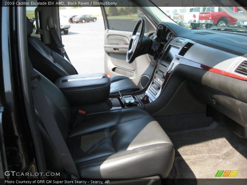Black Raven / Ebony/Ebony 2009 Cadillac Escalade ESV AWD