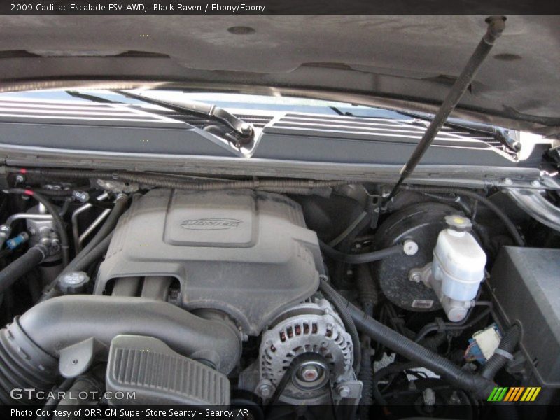 Black Raven / Ebony/Ebony 2009 Cadillac Escalade ESV AWD
