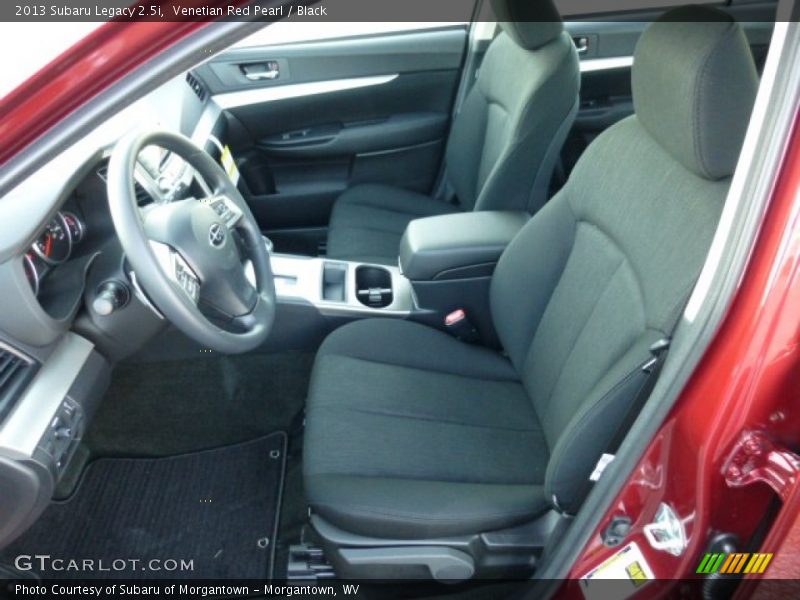  2013 Legacy 2.5i Black Interior