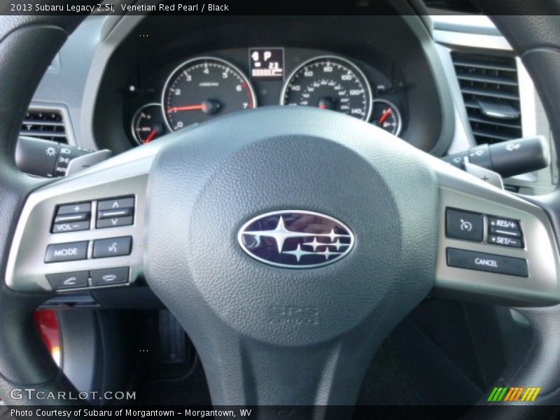 Venetian Red Pearl / Black 2013 Subaru Legacy 2.5i