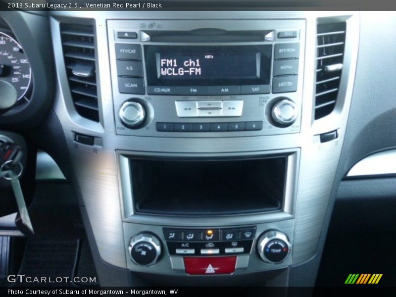 Venetian Red Pearl / Black 2013 Subaru Legacy 2.5i