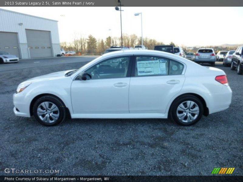 Satin White Pearl / Ivory 2013 Subaru Legacy 2.5i