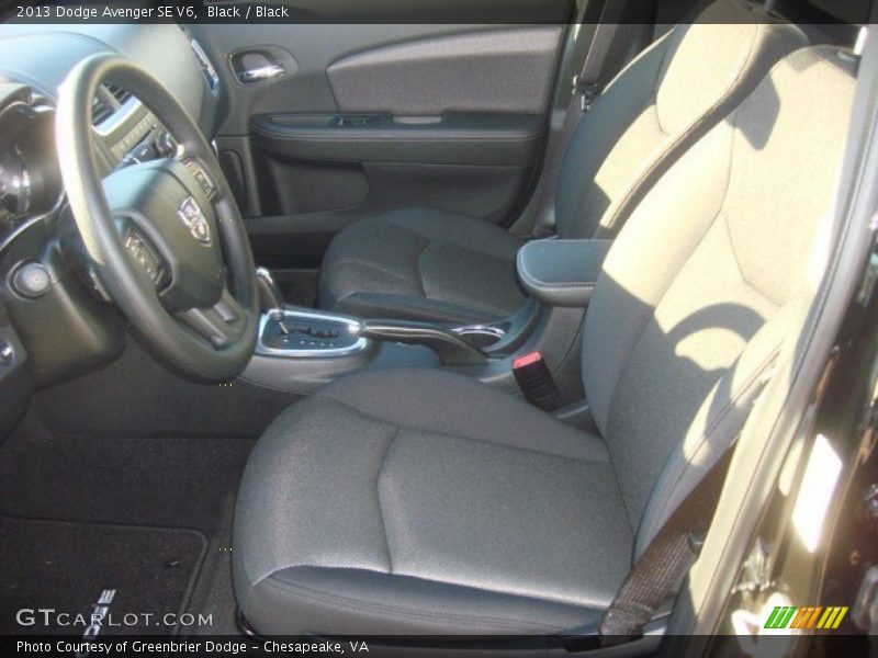 Black / Black 2013 Dodge Avenger SE V6