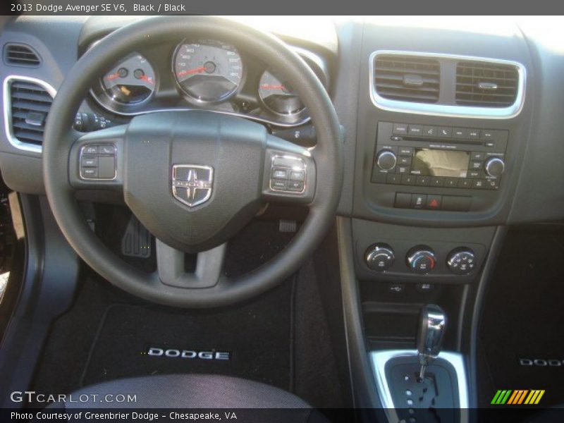 Black / Black 2013 Dodge Avenger SE V6