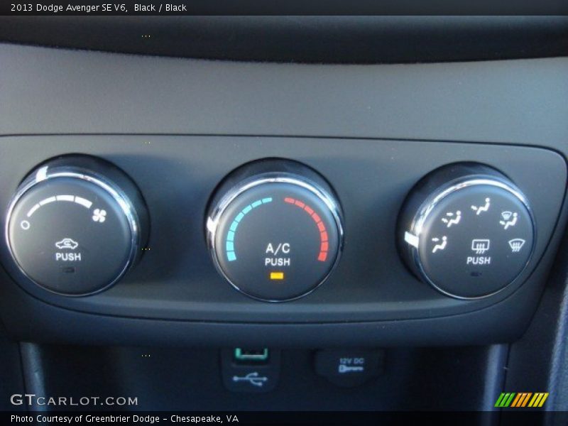 Black / Black 2013 Dodge Avenger SE V6